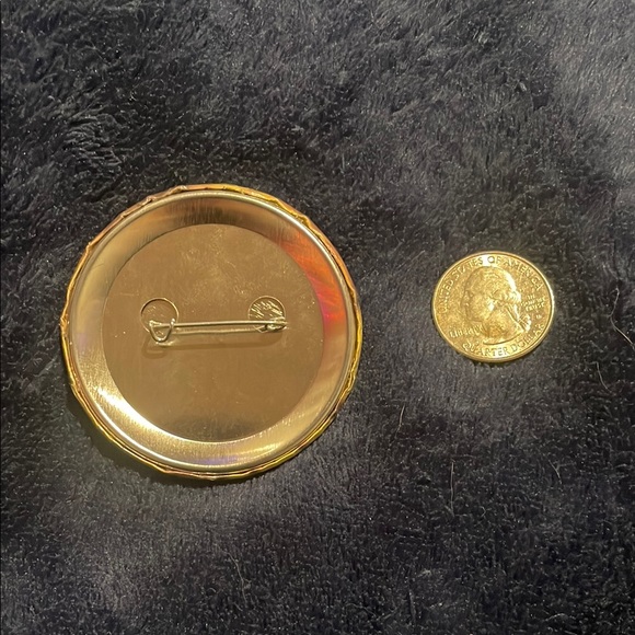 Monkey Button Pin - Picture 2 of 2